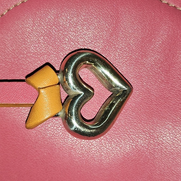 Brighton Pink Heart Small Tote Bag - Picture 7 of 16